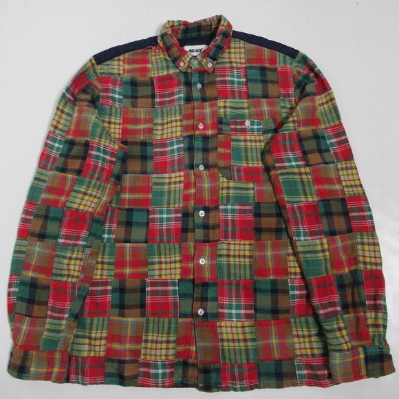 Palace Men's Insulated 2 Shirt Jacket Multi Ultimo 2021 Size M - Picture 1 of 12